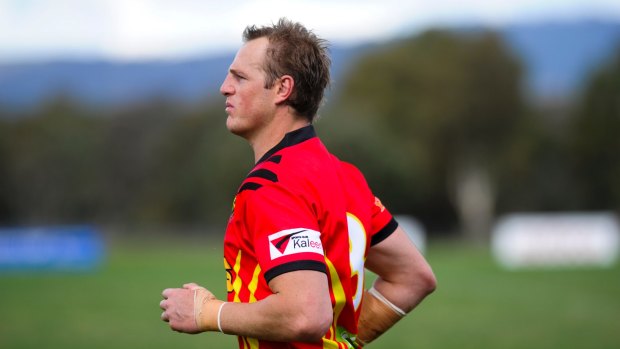 Gungahlin centre David Howell suffered a knee injury in the Bulls' loss to Goulburn on Tuesday night. 