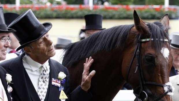 Class act: Trainer Henry Cecil with Frankel after the Queen Anne Stakes at Royal Ascot.