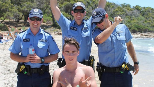 A 2013 Dunsborough leaver catches up with the boys in blue.