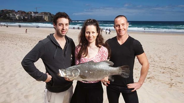 ''There's so much misinformation out there about what's sustainable and what's not'' &#8230; Joel Best, left, Sandra Marshall and Tom Walton hope to make Bondi Beach a sustainable seafood suburb.