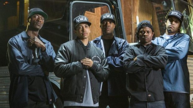 Shiny and muscular: <i>Straight Outta Compton</i> compromises the truth.