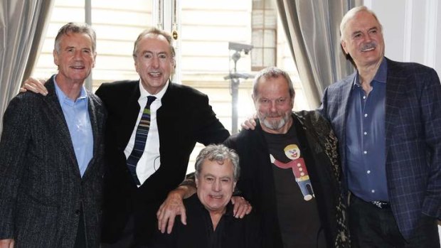 No world tour ... The surviving members of the original cast, Michael Palin, Eric Idle, Terry Jones, Terry Gilliam and John Cleese.