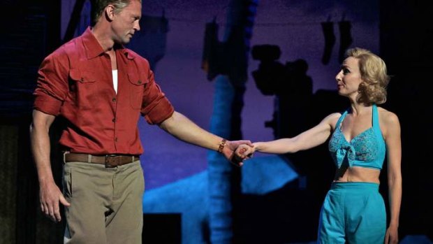 Lisa McCune and Teddy Tahu Rhodes in <i>South Pacific</i> last year.