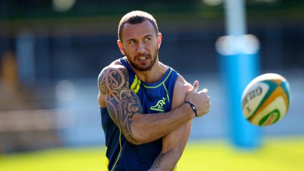 "He's an enigma" ... Quade Cooper.