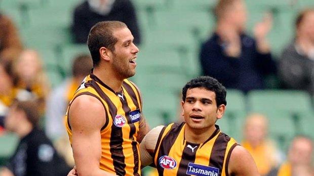 Lance Franklin is contracted to Hawthorn until the end of 2013 while Cyril Rioli is tied to the club until the end of 2014.