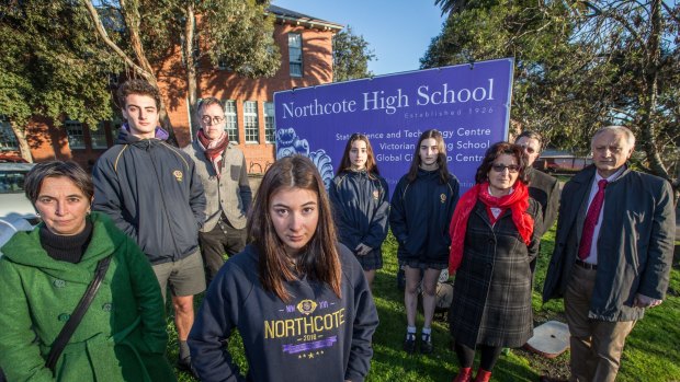 Families at Northcote High School are upset about the school's decision to phase out Italian and Greek. 