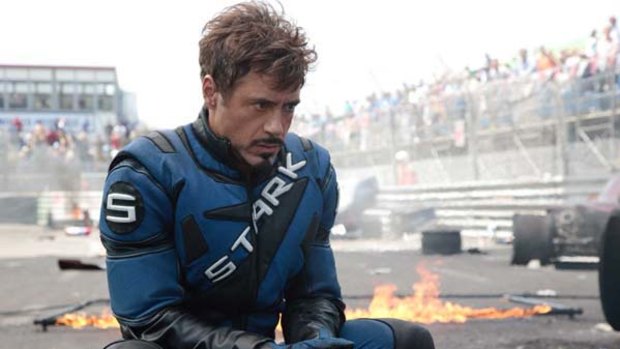 Robert Downey Jr. in Iron Man 2.