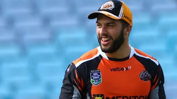 Wests Tigers fullback James Tedesco is in the Raiders' sights.