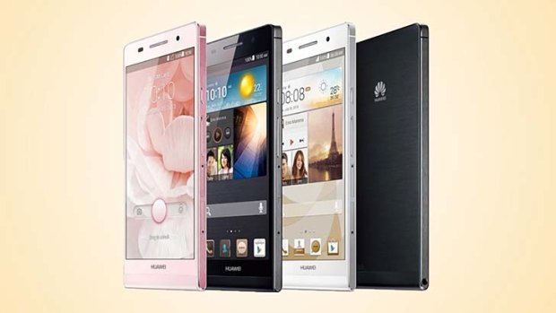 Variety of colours: Huawei Ascend P6.