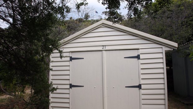 A pricey little weatherboard where two families can store their gear.
