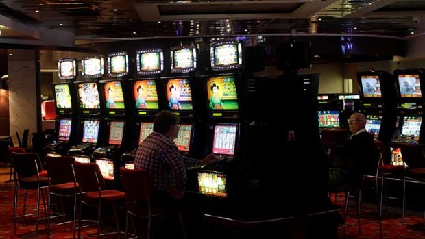 Targeting problem gamblers ... eventually all pokies within a state will have to be linked.