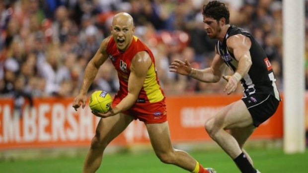 Gary Ablett turns it on against Collingwood.