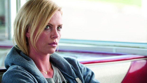 Biding her time: Author Mavis Gary (Charlize Theron) contemplates her next step in <i>Young Adult</i>.