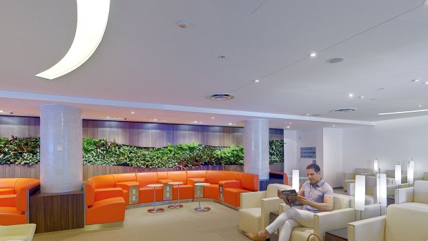 SkyTeam lounge at Sydney International Airport 