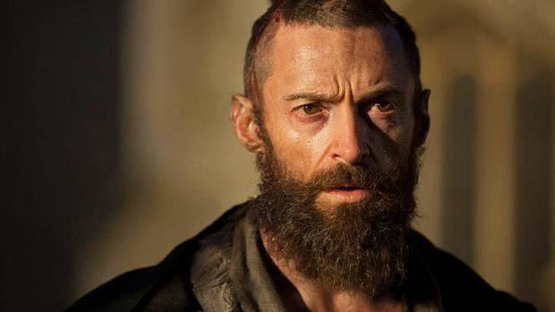 Hugh Jackman is nominated for best actor for his performance in <i>Les Miserables</i>.