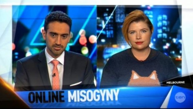 Appearing on The Project, Clementine Ford said online abuse was expected toward women who spoke out.