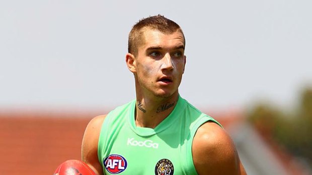 Dustin Martin has made it his mission to join the game's elite midfielders this year.