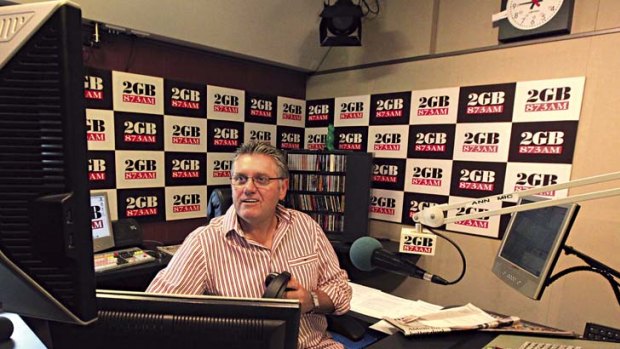 New rules on air ... 2GB Radio announcer and talkback host Ray Hadley, above.