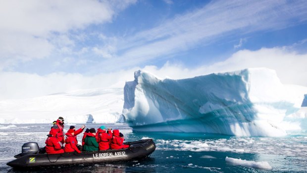 Amaze yourself: Zodiac excursions in Antarctica with ScenicTours.