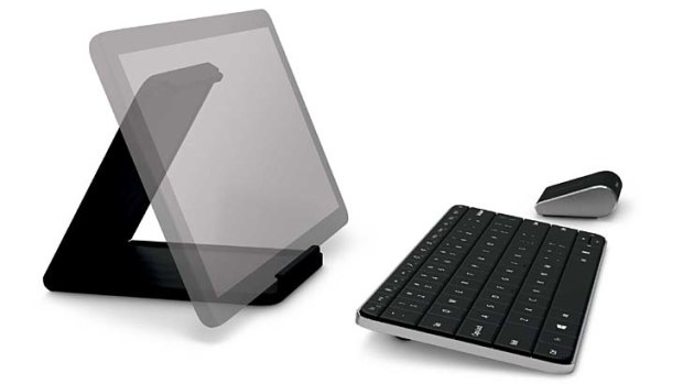 Handy accessories ... Microsoft's Wedge Touch Mouse and Wedge Mobile Keyboard.