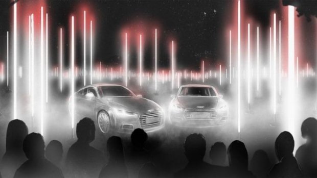An impression of the Audi Array as it will appear in the White Night Festival.