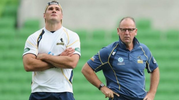 Brumbies skipper Ben Mowen says the players haven't spoken about former coach Jake White's return with the Sharks.