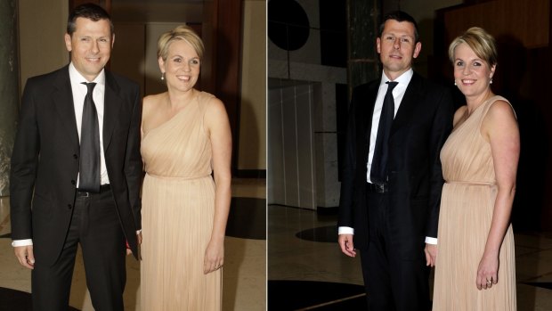 Tanya Plibersek with her husband Michael Coutts-Trotter at the 2013 Press Gallery Mid Winter Ball.