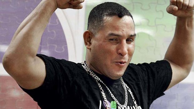 Former Puerto Rican welterweight boxing champion Hector "Macho" Camacho in 2010.