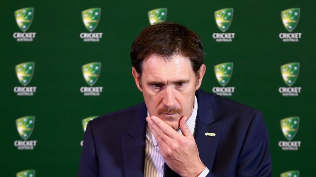 Furious: Cricket Australia boss James Sutherland. 