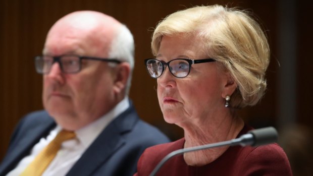 Human Rights Commission president Gillian Triggs has endured several fiery Senate hearings.