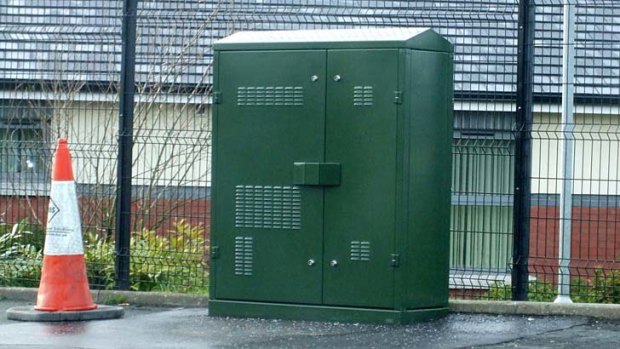 The "hideous" NBN cabinets.