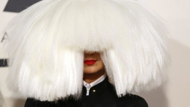 Sia Furler at the Grammy Awards.