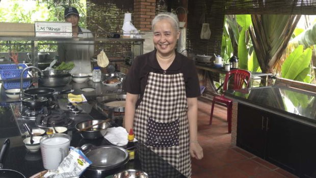 Cook's tour: Vietnamese cook Cam Van Dzoan.