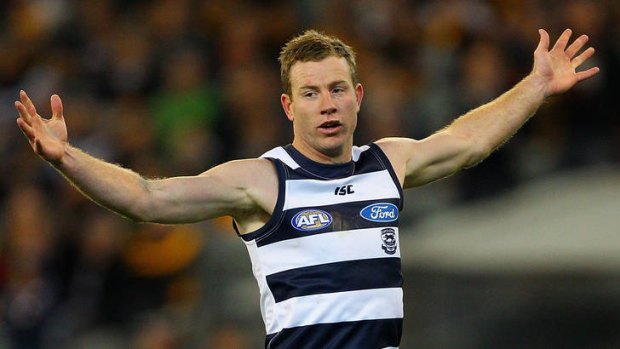 Take a bow: Steve Johnson was at his brilliant best on Friday night.