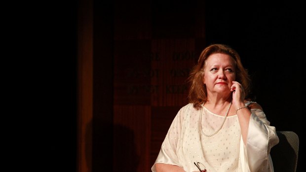 Gina Rinehart unleashed her fury at Channel Nine over the House of Hancock mini-series.