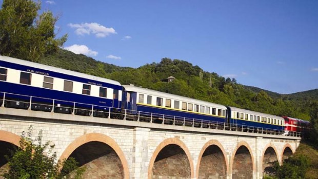 The Danube Express from Budapest to Istanbul.