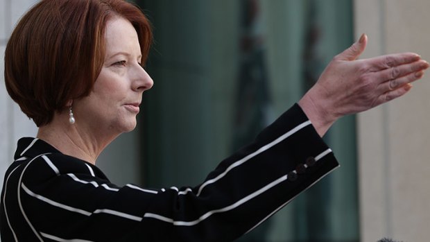 Defending her office ... Prime Minister Julia Gillard.