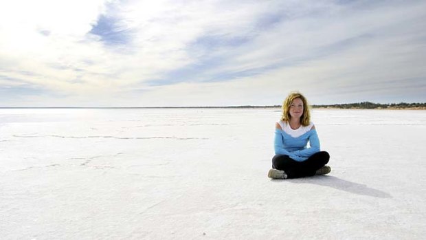 Great views ... Lake Eyre, South Australia.