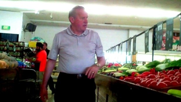 Tony Madafferi runs a fruit shop in Noble Park.