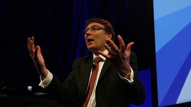Combative strategy: Telstra boss David Thodey is willing to go to court to protect his company's network.