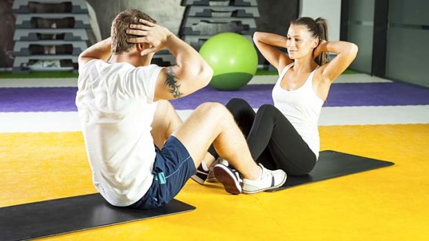 The couple who works out together ... a fitness session can double as date night.