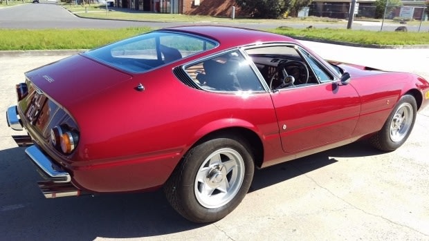 The rare 1972 Ferrari 365 Daytona, worth more than $2 million, was stolen from a car workshop in Braeside.
