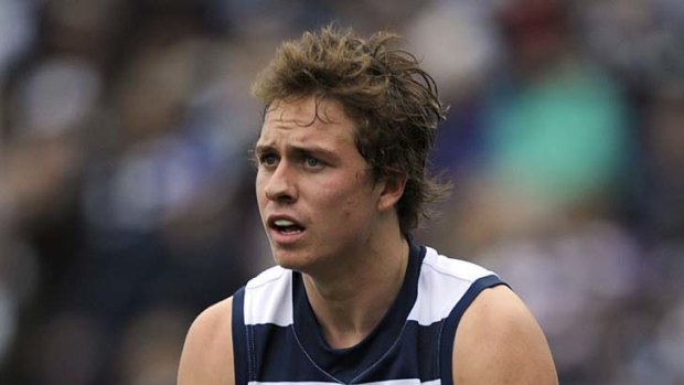 Young Geelong player Mitch Duncan is one of the new breed of Cats.