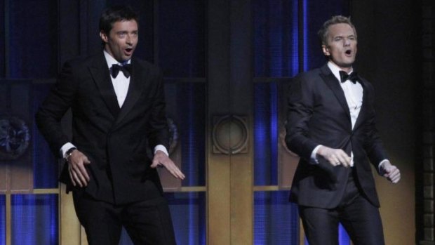 Old hand: Neil Patrick Harris has a long list of hosting gigs, including joining Hugh Jackman at the Tonys.
