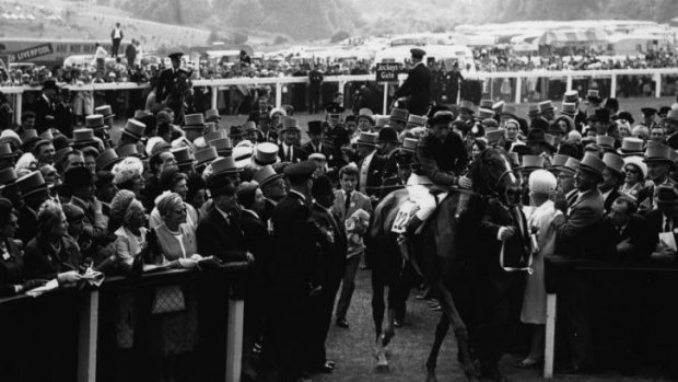 A memorable day at the races: Sea Bird in 1965.