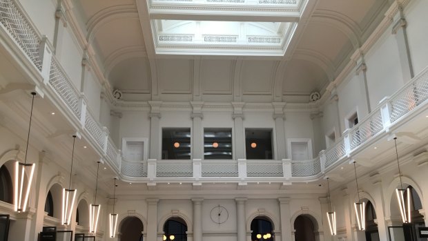 Postal Hall at the State Buildings maintains many incarnations from 140 years ago.