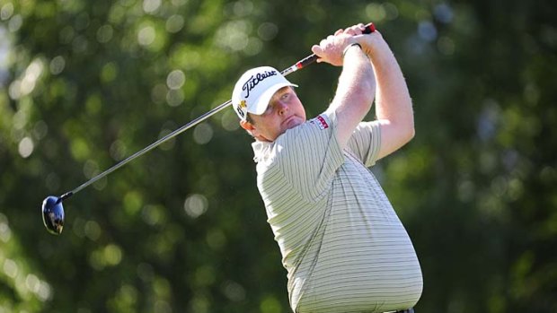 Jarrod Lyle makes a tee shot during the final round of the 2011 PGA Tour Qualifying Tournament.