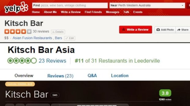Kitsch Bar Asia might average four stars on Yelp, Zomato and TripAdvisor, but owner Nick Bond takes the reviews with a pinch of salt.