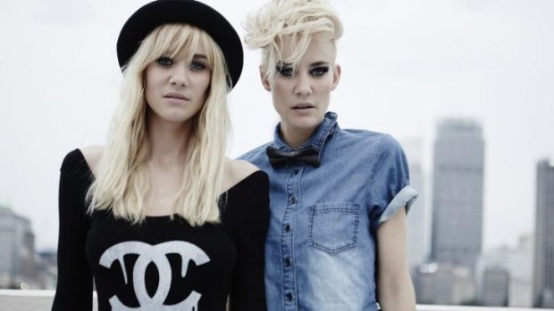 Sister act: Olivia (left) and Miriam Nervo, of chart-topping act NERVO.