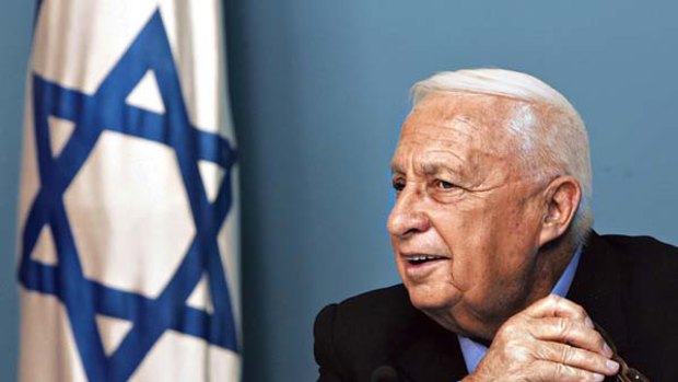 Ariel Sharon ... when prime minister in 2005.